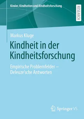 Kluge |  Kindheit in der Kindheitsforschung | eBook | Sack Fachmedien