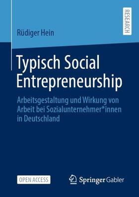 Hein |  Typisch Social Entrepreneurship | Buch |  Sack Fachmedien