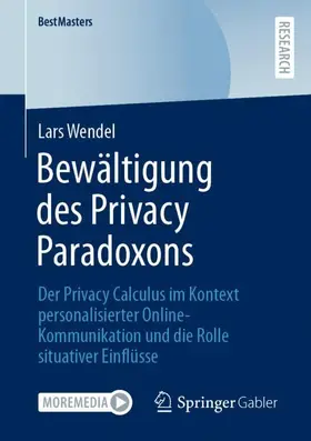 Wendel |  Bewältigung des Privacy Paradoxons | Buch |  Sack Fachmedien