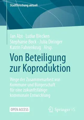 Abt / Blecken / Fahrenkrug |  Von Beteiligung zur Koproduktion | Buch |  Sack Fachmedien