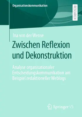 von der Wense |  Zwischen Reflexion und Dekonstruktion | eBook | Sack Fachmedien