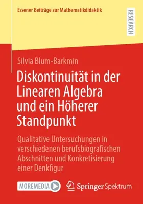 Blum-Barkmin |  Diskontinuität in der Linearen Algebra und ein Höherer Standpunkt | Buch |  Sack Fachmedien