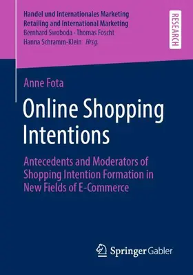 Fota |  Online Shopping Intentions | Buch |  Sack Fachmedien