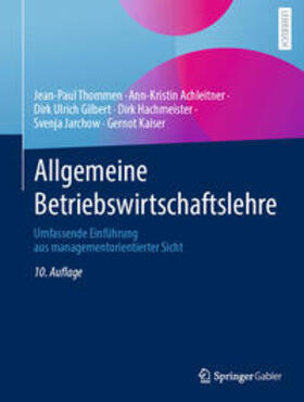 Thommen / Achleitner / Gilbert |  Allgemeine Betriebswirtschaftslehre | eBook | Sack Fachmedien