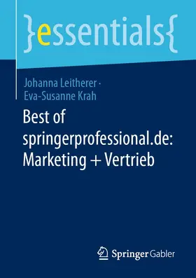 Leitherer / Krah |  Best of springerprofessional.de: Marketing + Vertrieb | eBook | Sack Fachmedien