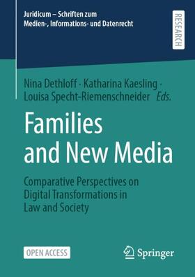 Dethloff / Specht-Riemenschneider / Kaesling | Families and New Media | Buch | 978-3-658-39663-3 | sack.de