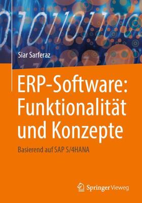 Sarferaz |  ERP-Software: Funktionalität und Konzepte | Buch |  Sack Fachmedien