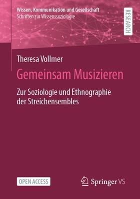 Vollmer |  Gemeinsam Musizieren | Buch |  Sack Fachmedien