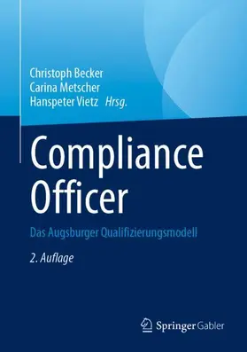 Becker / Metscher / Vietz |  Compliance Officer | Buch |  Sack Fachmedien