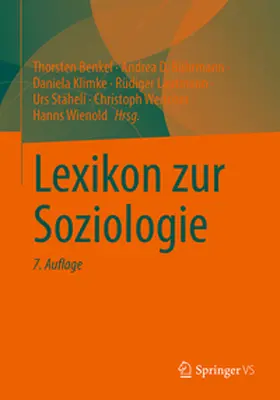 Benkel / Bührmann / Klimke |  Lexikon zur Soziologie | eBook | Sack Fachmedien