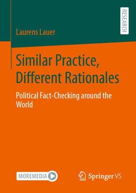 Lauer |  Similar Practice, Different Rationales | Buch |  Sack Fachmedien