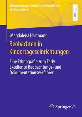 Hartmann |  Beobachten in Kindertageseinrichtungen | Buch |  Sack Fachmedien