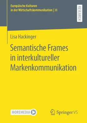 Hackinger |  Semantische Frames in interkultureller Markenkommunikation | Buch |  Sack Fachmedien