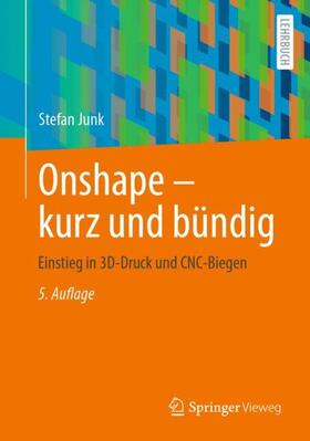 Junk |  Onshape - kurz und bündig | Buch |  Sack Fachmedien