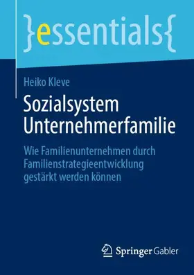 Kleve |  Sozialsystem Unternehmerfamilie | Buch |  Sack Fachmedien