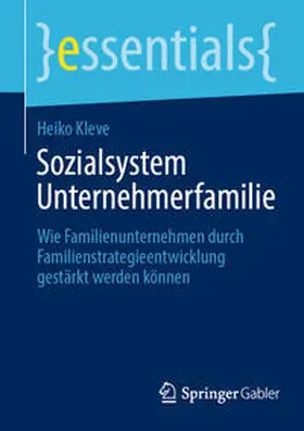 Kleve |  Sozialsystem Unternehmerfamilie | eBook | Sack Fachmedien