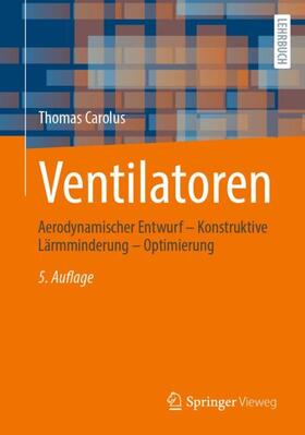 Carolus |  Ventilatoren | Buch |  Sack Fachmedien