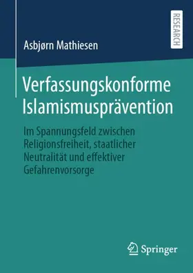 Mathiesen |  Verfassungskonforme Islamismusprävention | Buch |  Sack Fachmedien