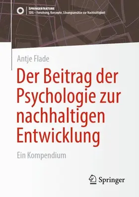 Flade |  Der Beitrag der Psychologie zur nachhaltigen Entwicklung | Buch |  Sack Fachmedien