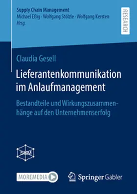 Gesell |  Lieferantenkommunikation im Anlaufmanagement | eBook | Sack Fachmedien