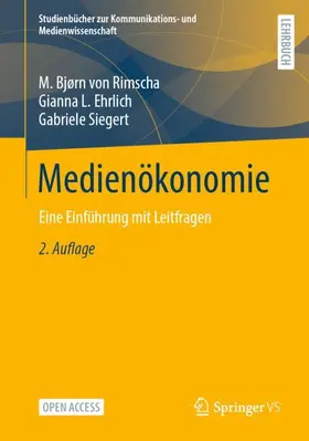 von Rimscha / Siegert / Ehrlich |  Medienökonomie | Buch |  Sack Fachmedien