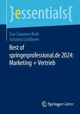 Leitherer / Krah |  Best of springerprofessional.de 2024: Marketing + Vertrieb | Buch |  Sack Fachmedien