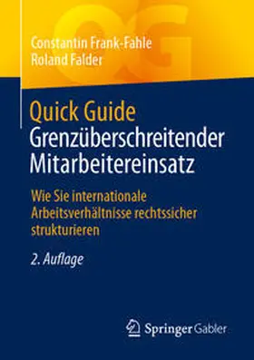 Frank-Fahle / Falder |  Quick Guide Grenzüberschreitender Mitarbeitereinsatz | eBook | Sack Fachmedien