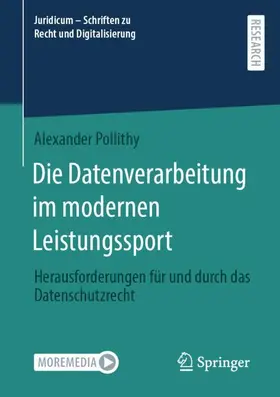 Pollithy |  Die Datenverarbeitung im modernen Leistungssport | Buch |  Sack Fachmedien