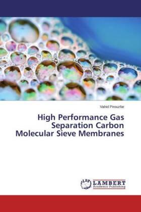 Pirouzfar |  High Performance Gas Separation Carbon Molecular Sieve Membranes | Buch |  Sack Fachmedien