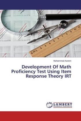 Azeem |  Development Of Math Proficiency Test Using Item Response Theory IRT | Buch |  Sack Fachmedien