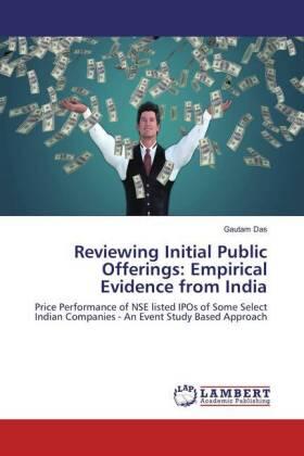 Das |  Reviewing Initial Public Offerings: Empirical Evidence from India | Buch |  Sack Fachmedien