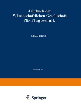  Jahrbuch der Wissenschaftlichen Gesellschaft für Flugtechnik | Buch |  Sack Fachmedien