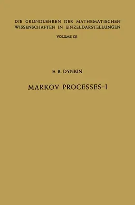 Dynkin |  Markov Processes | Buch |  Sack Fachmedien