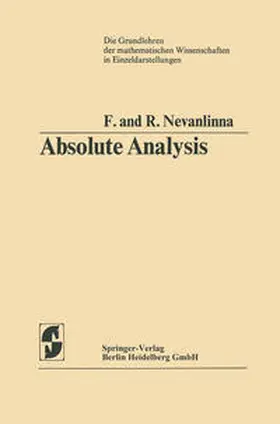 Nevanlinna |  Absolute Analysis | eBook | Sack Fachmedien