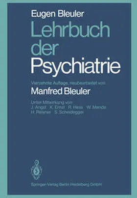 Bleuler | Lehrbuch der Psychiatrie | E-Book | sack.de