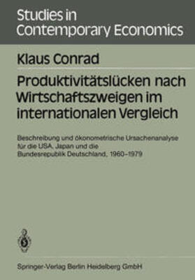 Conrad |  Produktivitätslücken nach Wirtschaftszweigen im internationalen Vergleich | eBook | Sack Fachmedien