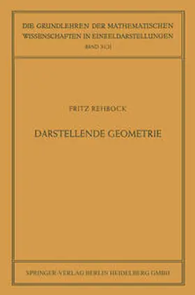 Rehbock |  Darstellende Geometrie | eBook | Sack Fachmedien