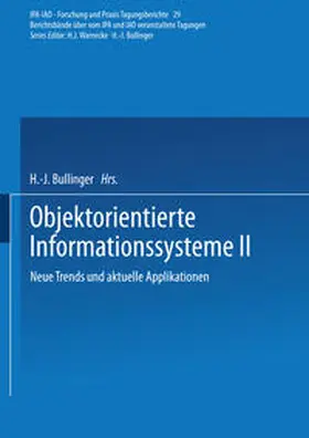 Bullinger |  Objektorientierte Informationssysteme II | eBook | Sack Fachmedien