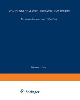 Dub |  Compounds of Arsenic, Antimony, and Bismuth | Buch |  Sack Fachmedien