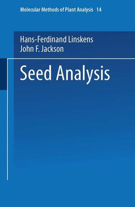 Jackson / Linskens |  Seed Analysis | Buch |  Sack Fachmedien