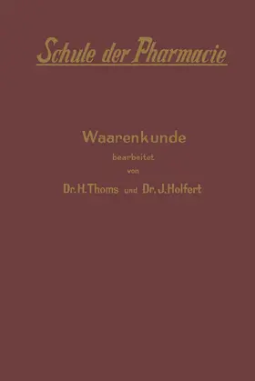 Holfert / Thoms |  Schule der Pharmacie | Buch |  Sack Fachmedien