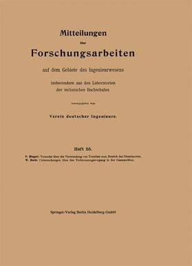 Borth / Rieppel |  Mittteilungen über Forschungsarbeiten auf dem Gebiete des Ingenieurwesens | Buch |  Sack Fachmedien