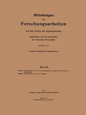 Szitnick / Hoefer |  Mitteilungen über Forschungsarbeiten auf dem Gebiete des Ingenieurwesens | Buch |  Sack Fachmedien