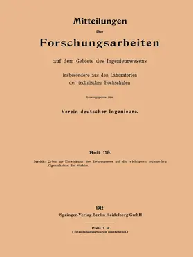 Seyrich |  Ueber die Einwirkung des Ziehprozesses auf die wichtigsten technischen Eigenschaften des Stahles | Buch |  Sack Fachmedien