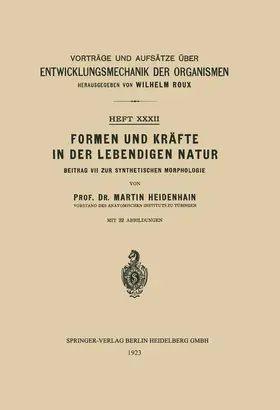 Heidenhain |  Formen und Kräfte in der Lebendigen Natur | Buch |  Sack Fachmedien