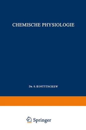 Kostyc?ev |  Lehrbuch der Pflanzenphysiologie | Buch |  Sack Fachmedien