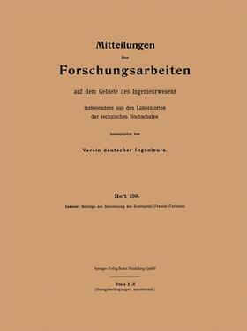 Camerer |  Mitteilungen über Forschungsarbeiten auf dem Gebiete des Ingenieurwesens | Buch |  Sack Fachmedien