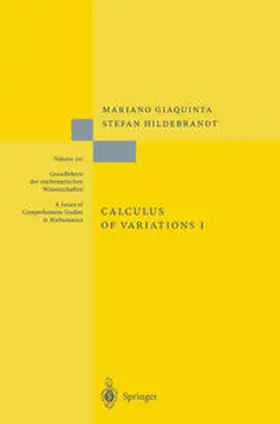 Giaquinta / Hildebrandt |  Calculus of Variations I | eBook | Sack Fachmedien