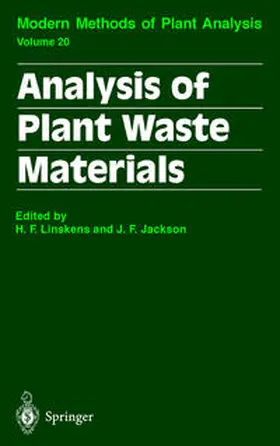 Linskens / Jackson |  Analysis of Plant Waste Materials | eBook | Sack Fachmedien