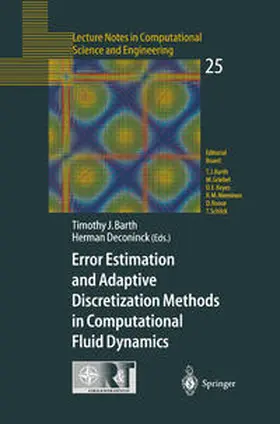 Barth / Deconinck |  Error Estimation and Adaptive Discretization Methods in Computational Fluid Dynamics | eBook | Sack Fachmedien